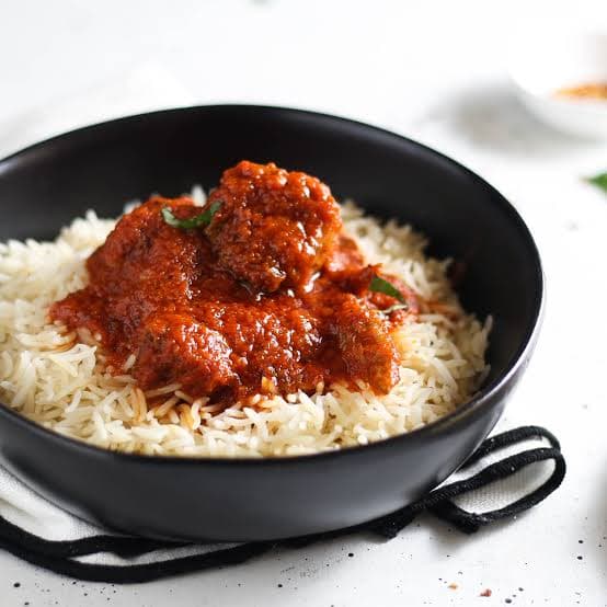 White Rice & Stew image